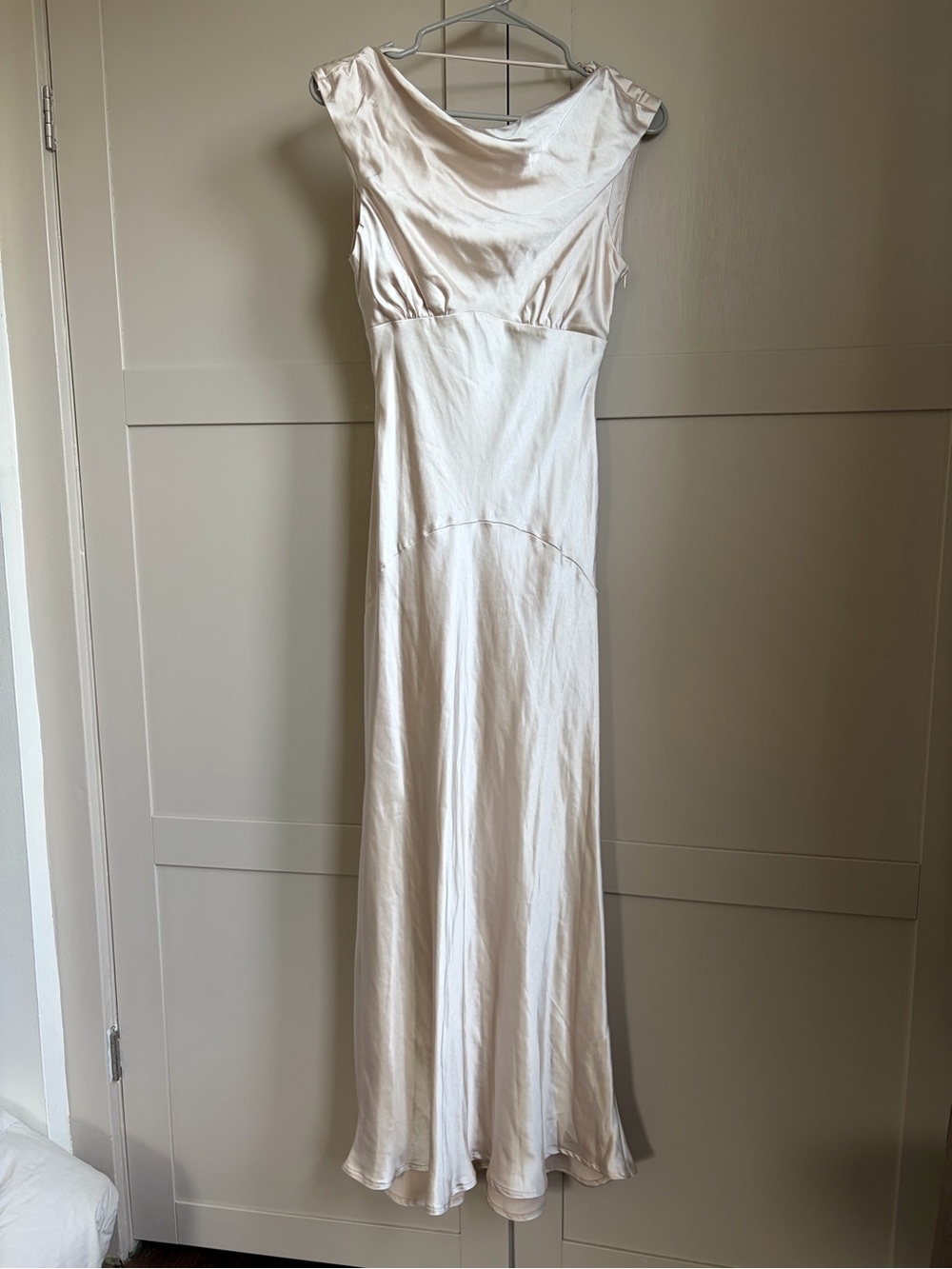 Cowl back maxi dress (perfect for wedding events)